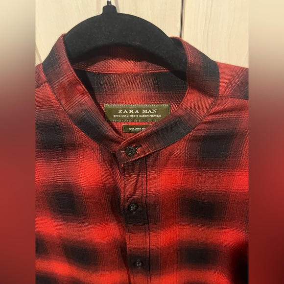 Zara plaid shirt ❤️ for men - Picture 3 of 7